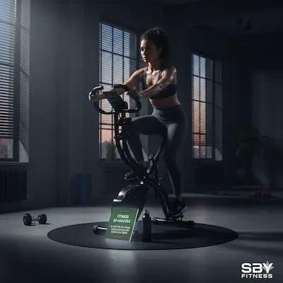 seance-fitness-maison-femme-velo-appartement-compact