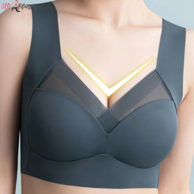 Soutien gorge sport en V