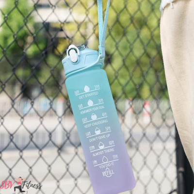 Gourde Motivation Sport & Fitness YOGAZEN FIT™- La Bouteille Réutilisable Idéale avec Infuseur à Fruits