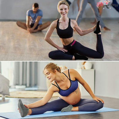 Chaussettes antidérapantes Pilates & Yoga – Grip renforcé, confort & hygiène | FLAWLESS LADY™