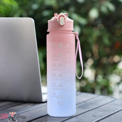 Gourde Motivation Sport & Fitness YOGAZEN FIT™- La Bouteille Réutilisable Idéale avec Infuseur à Fruits