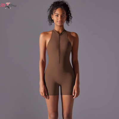 Tenue de sport femme – Combinaison moulante pour fitness et yoga