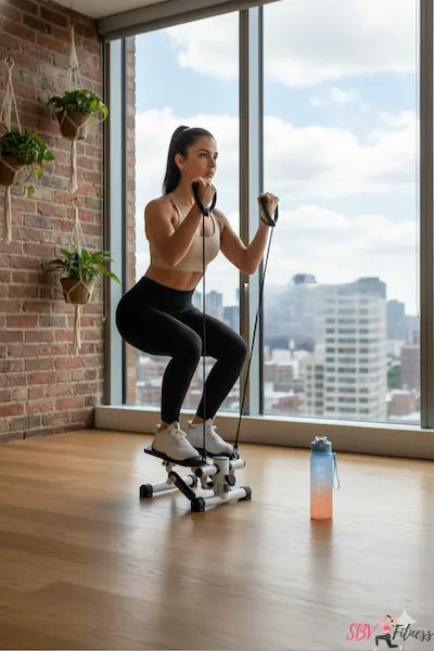 Mini Stepper Femme – Appareil Cardio Compact avec Écran LCD