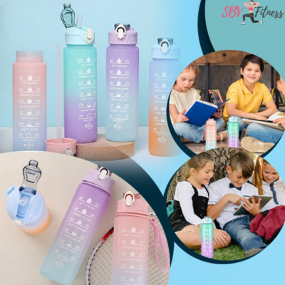 Gourde Motivation Sport & Fitness YOGAZEN FIT™- La Bouteille Réutilisable Idéale avec Infuseur à Fruits