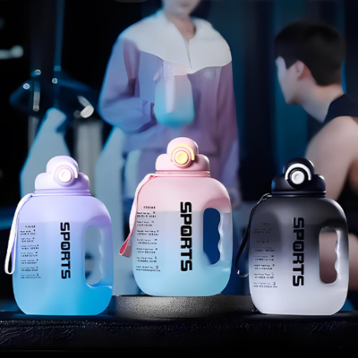 Gourde pour le Sport | STRONG & FIT  – Grande Capacité, Hydratation Intense pour Entraînement