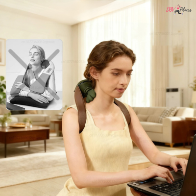 SBV Fitness | Pack Cardio Expert : Tapis Pliable 2.5 HP (Charge Max 159 kg) + Récupération Cervicale Chauffante