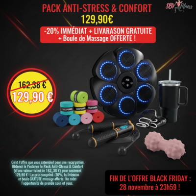 Pack Anti-Stress & Confort : La Solution Complète pour la Boxe à Domicile (-20%!)