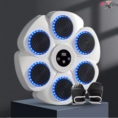 Machine de Boxe Murale Intelligente : Kit Fitness Femme (Gants Inclus)