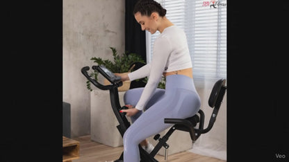 Vélo d'appartement Pliable et Silencieux - Idéal Petits Espaces | SBV Fitness ™