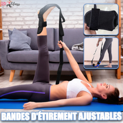 Sangle de flexibilité ajustable – Améliore souplesse et posture | YOGAZEN FIT™