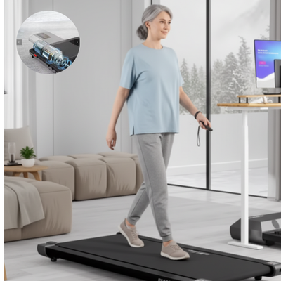 SBV Fitness | Pack Cardio Expert : Tapis Pliable 2.5 HP (Charge Max 159 kg) + Récupération Cervicale Chauffante